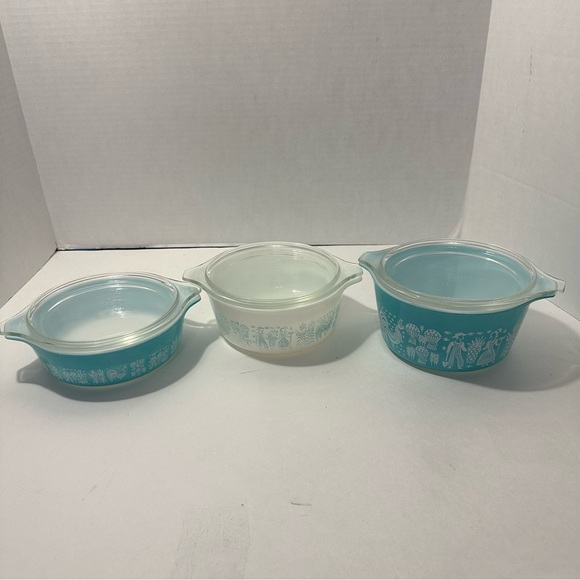 Vintage Pyrex Amish Butterprint 6PC set - Picture 3 of 14